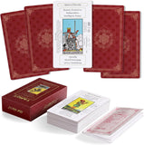 Best Beginners Tarot Cards with Guide + Meanings & Red Velvet Bag